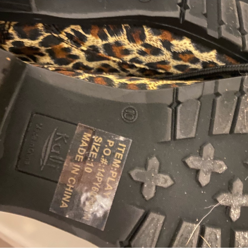 Kali Brown and Black Combat Moto Boots - Picture 6 of 6